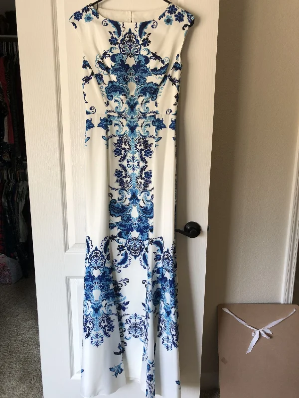 New Deals Other Eliza J Crepe de Chine Mermaid Gown