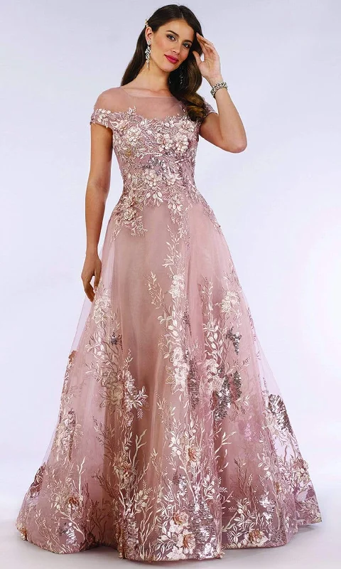 Price Fest Lara Dresses - 29619 Applique Illusion Bateau A-line Dress