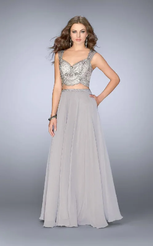 Weekend Special La Femme Gigi - 24417 Radiant Beadwork Sweetheart Evening Gown