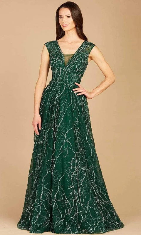 Clearance Sale Lara Dresses 29299 - Sleeveless V-Neck Ball Gown