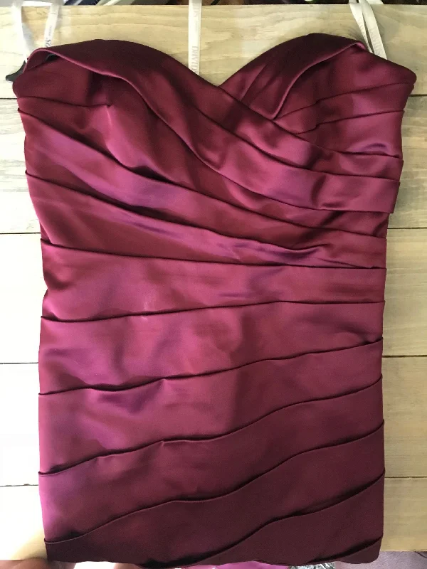 Steals and Deals David's Bridal F15586WINE