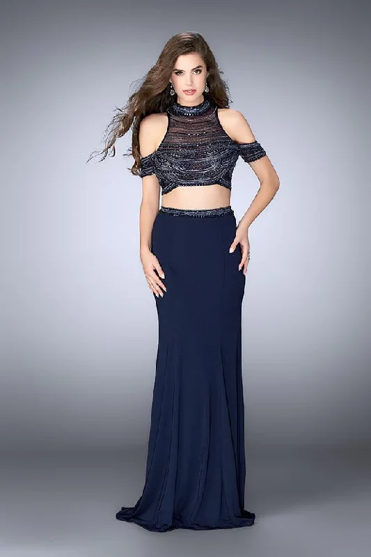 Year-End Clearance La Femme Gigi - 24053 Embellished Off-Shoulder Long Evening Gown
