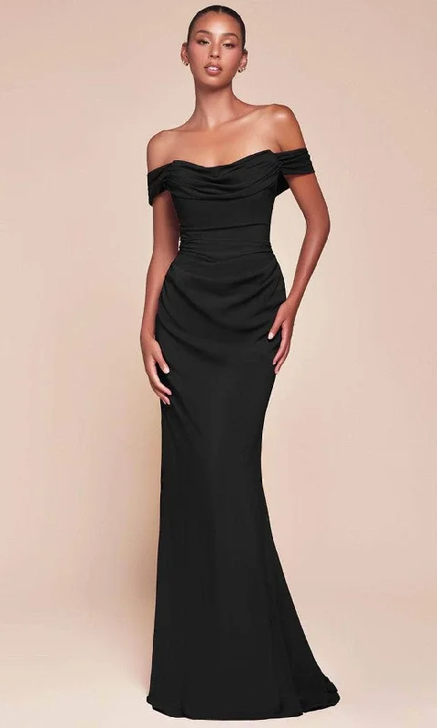 Unbeatable Prices Cinderella Divine 7433 - Chiffon Sash Long Gown
