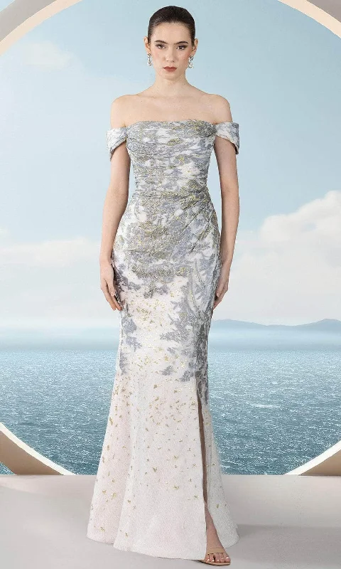 Savings Spectacular Janique 251021 - Pleated Mermaid Evening Gown