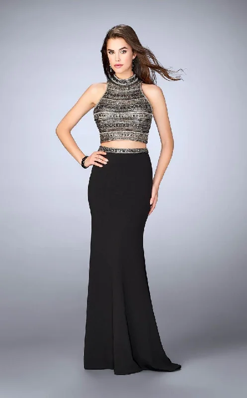 Exclusive Savings La Femme Gigi - 24188 Regal Beaded Jersey Long Evening Gown