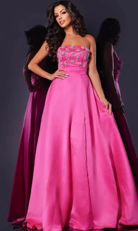 Super Sale Jovani 43822 - Strapless Embellished Bodice Prom Gown