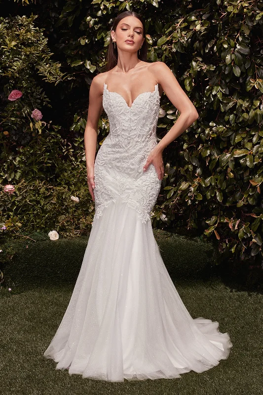 New Markdowns Strapless Mermaid Bridal Gown by Ladivine CDS482W
