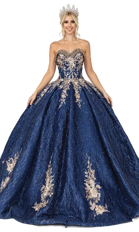 Special Discount Dancing Queen 1541 - Embroidered Quinceanera Ballgown