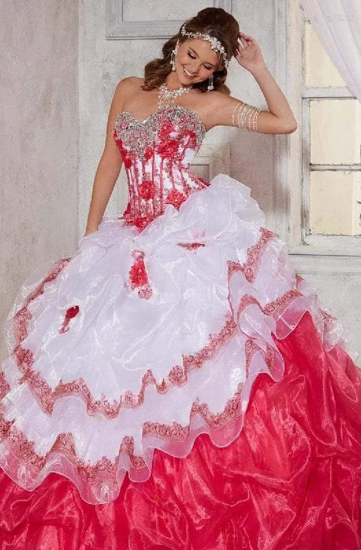 Grand Opening Sale Tiffany Designs - 56255 Embellished Sweetheart Ruffled Ballgown