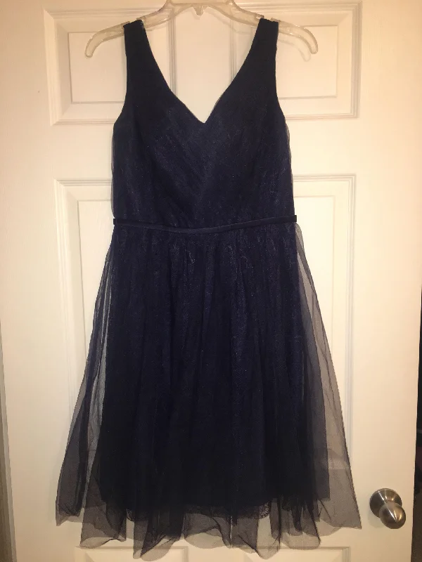 Amazing Deals Vera Wang White Sleeveless Tulle over Lace Dress