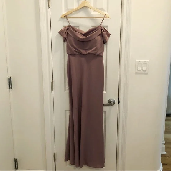 Stock Clearance Jenny Yoo Sabine Gown in Fig