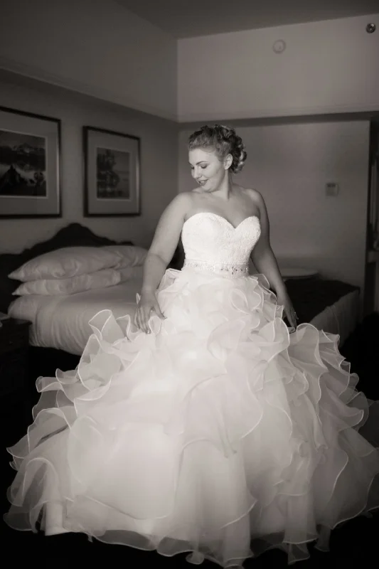 Markdown Madness Allure Bridals #111038 and #8955