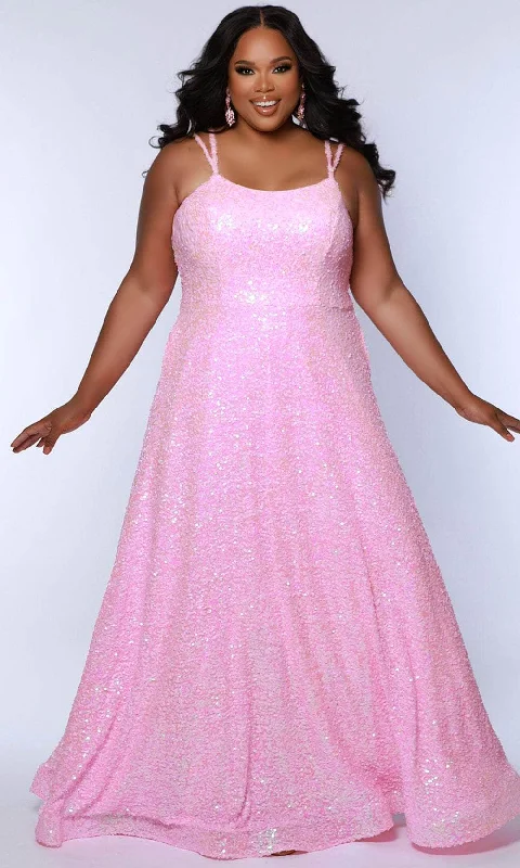 Amazing Deals Sydney's Closet SC7365 - Scoop Neck Sequin Prom Dress