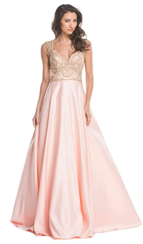 Discount Deals Aspeed Design - Embellished Sweetheart Neckline Ballgown