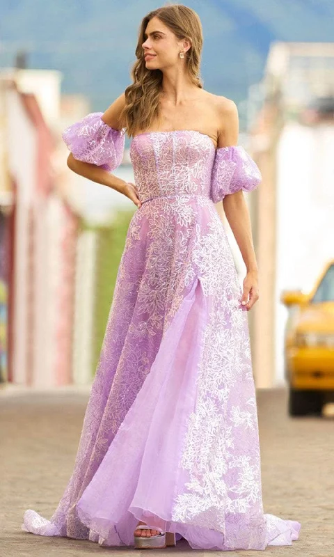 Extra Discounts Sherri Hill 55423 - Strapless With Detachable Sleeves Ballgown