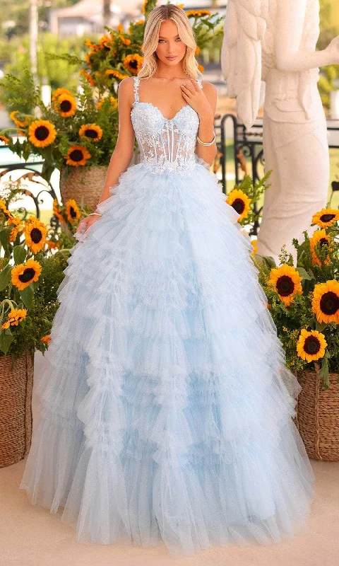 New Deals Clarisse 811193 - Sweetheart Appliques Prom Dress