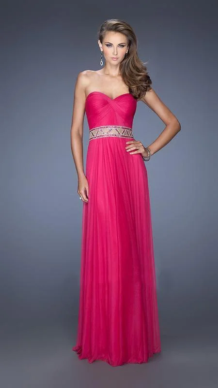 Great Deals La Femme - 20034 Geometric Cutout Evening Long Dress