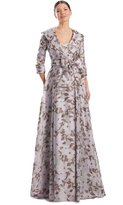 Don't Wait Alexander by Daymor 1963S24 - Printed Sweetheart Neck Ballgown