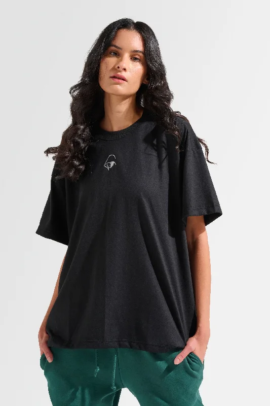 Stock Clearance Adapt Oversized Tee - Black