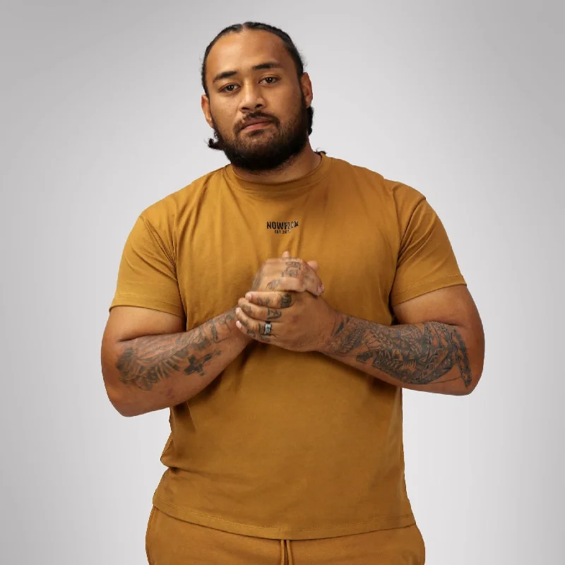 Mega Deal Basics Unisex Oversized T-Shirt - Rust