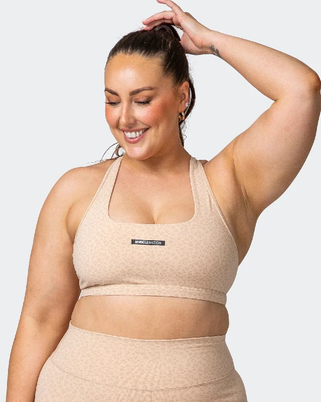 Instant Savings Flex Bra - Brown Sugar Mini Cheetah Print