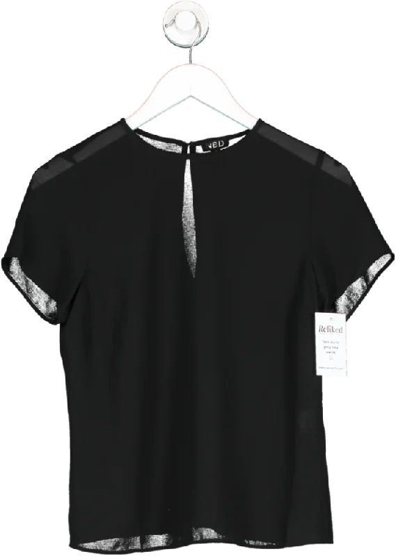 Seasonal Clearance NBD Black Drew Top UK S