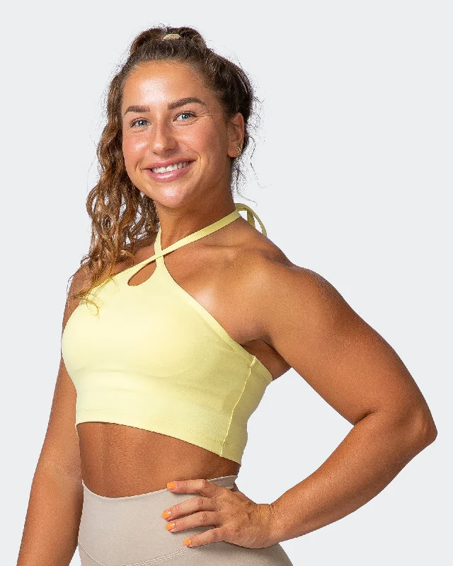 Epic Deals Shimmer Bra Tank Combo - Lemon Fizz