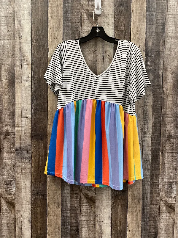 Markdown Madness Top Short Sleeve By Andree By Unit  Size: L