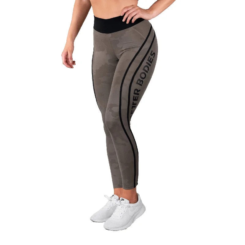 Customer Appreciation Sale Better Bodies Camo High Tights - Green Camo