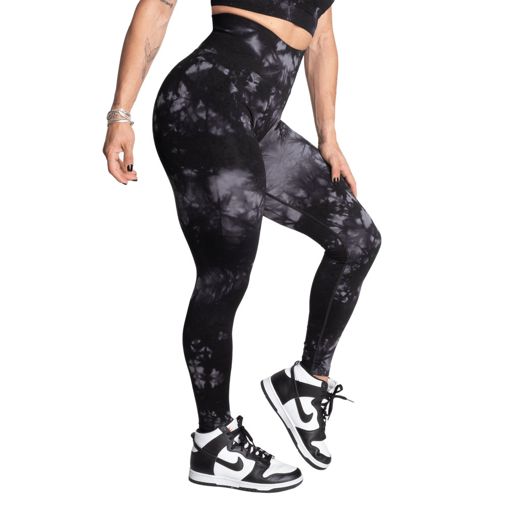 Today’s Special Better Bodies Entice Scrunch Leggings - Black Tie Dye