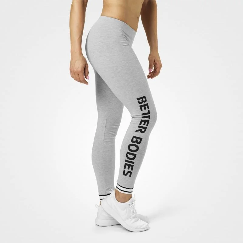 Closeout Better Bodies Gracie Leggings - Greymelange