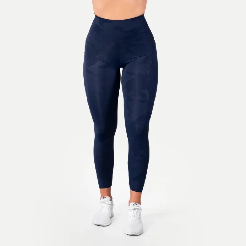 Friends and Family Sale Better Bodies High Waist Leggings - Dark Navy Camo