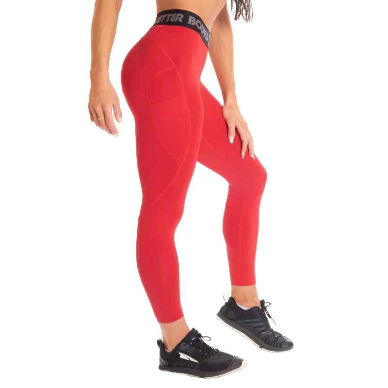 Super Sale Better Bodies Highbridge Leggings V2 - Chilli Red