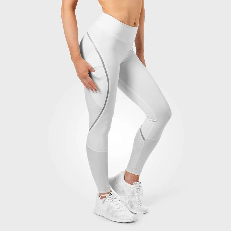 Closeout Sale Better Bodies LTD Sparkle Tights - White