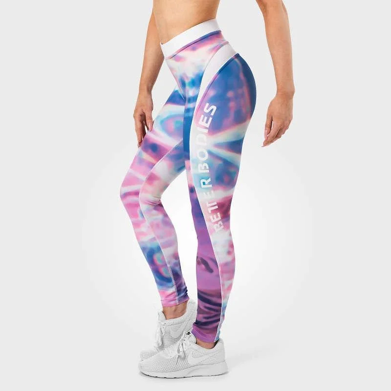 Price Meltdown Better Bodies Nolita Print Tights - Pink Print