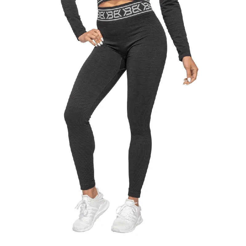 Weekend Deal Better Bodies Rib Seamless Leggings - Black