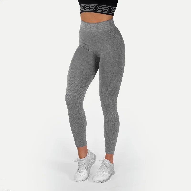 Special Buy Better Bodies Rib Seamless Leggings - Greymelange