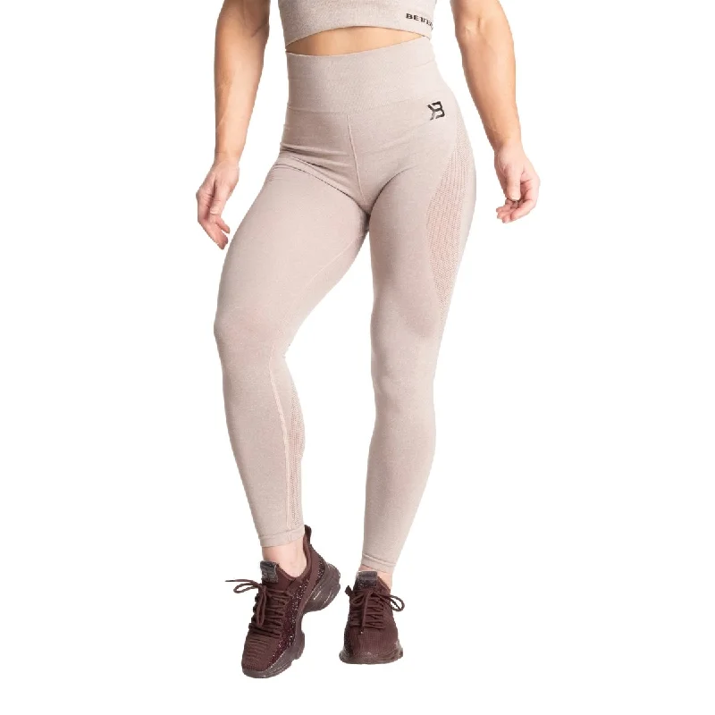 Limited Stock Better Bodies Rockaway Leggings - Warm Sand Melange