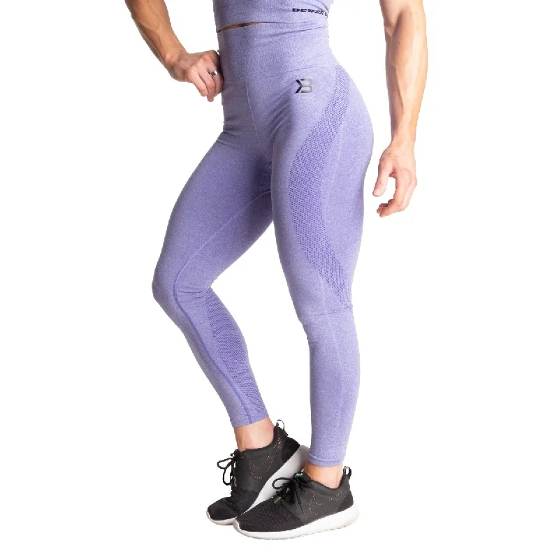 Today Only Better Bodies Rockaway Seamless Leggings - Athletic Purple Melange