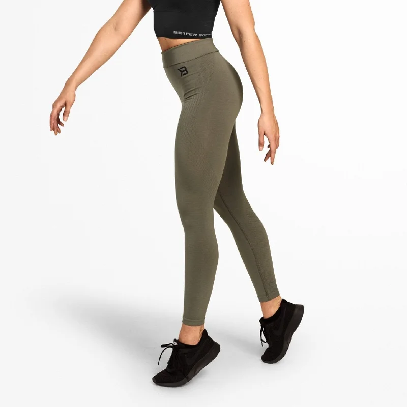 Can't Miss Better Bodies Rockaway Tights - Wash Green