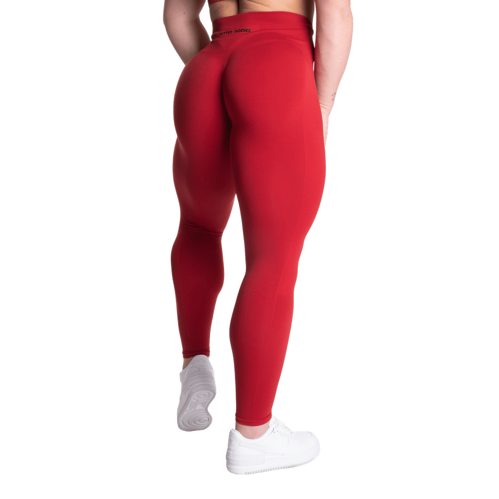 Exclusive Online Offer Better Bodies Seamless Scrunch Leggings - Chilli Red