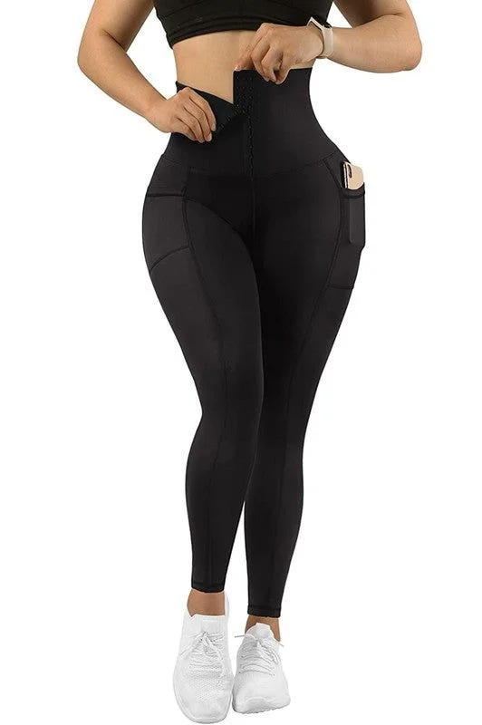 Crazy Savings Corset leggings  Soft Body Shaper with Pockets