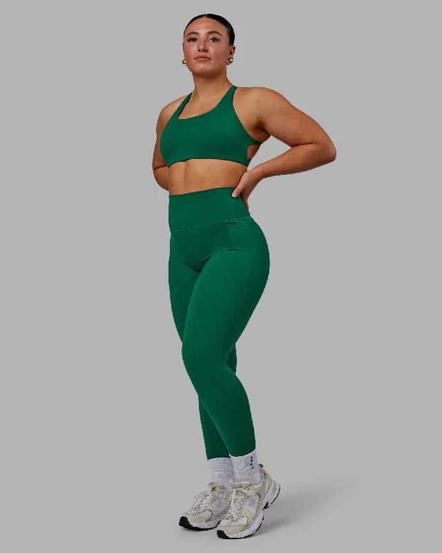 Best Bargains Elixir Full Length Leggings With Pockets - Malachite