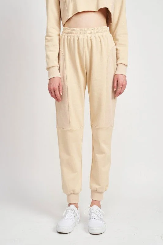 Exclusive Preview Emory Park Rib Contrast Jogger Pants