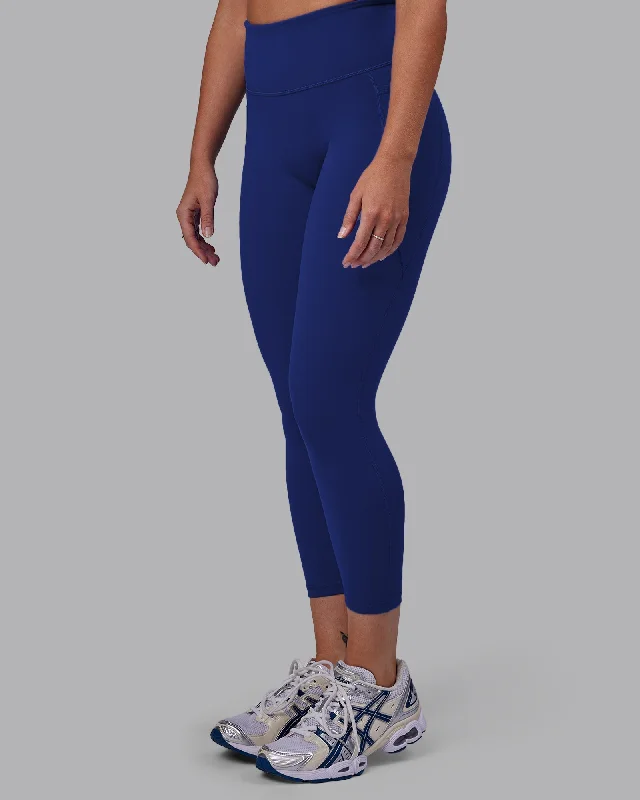 Sneak Peek Sale Fusion 7/8 Length Leggings with Pockets - Midnight Blue