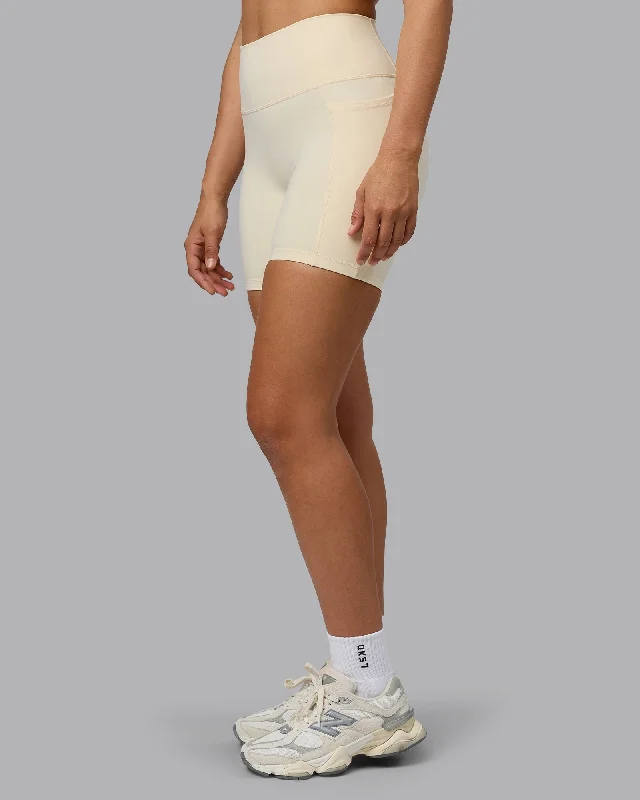 Fantastic Deals Fusion Mid-Length Shorts with Pockets - Ivory