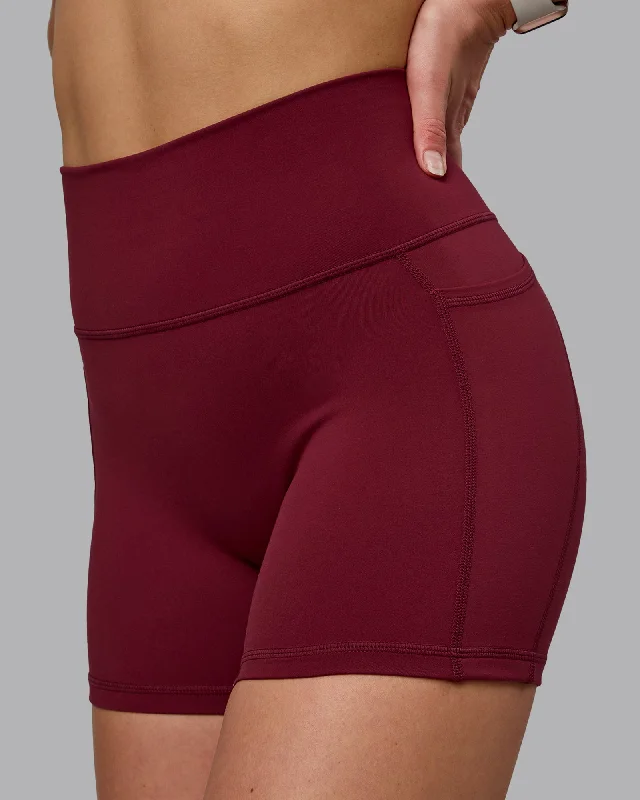 Special Price Fusion X-Length Shorts with Pockets - Cordovan