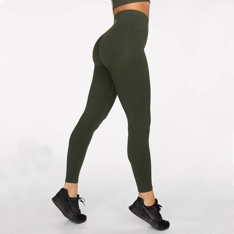 Mega Sale Gavelo Seamless Booster Leggings - Forest Green