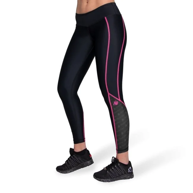 Act Now Gorilla Wear Carlin Compression Tights - Black-Pink