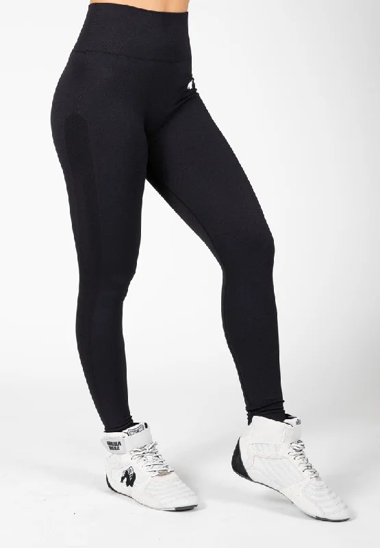 Value Deals Gorilla Wear Hilton Seamless Leggings - Black